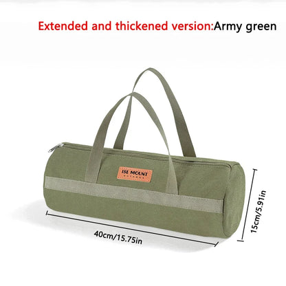 Camping Tools Storage Bag Large Capacity Cylinder Tent Stake Bag