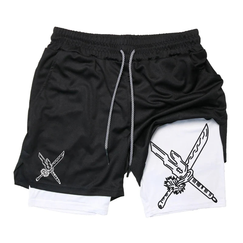 FlexiFit 2-in-1 Performance Running Shorts