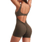 Women Seamless Backless Yoga Bodysuit