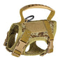 Tactical Puppy Harness For Small Dogs Adjustable Cat Harnesses Vest For Military Service Dogs Training Kitten Cat Accessories