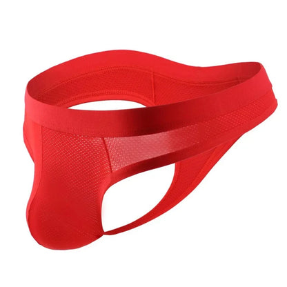 Underwear Men Briefs Mesh Breathable Sexy Men Thongs G strings Men Low Rise Plus Size Underpants T-Back Panties For Man