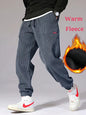 CozyRide Thermal Corduroy Joggers - Men's Sport Fit