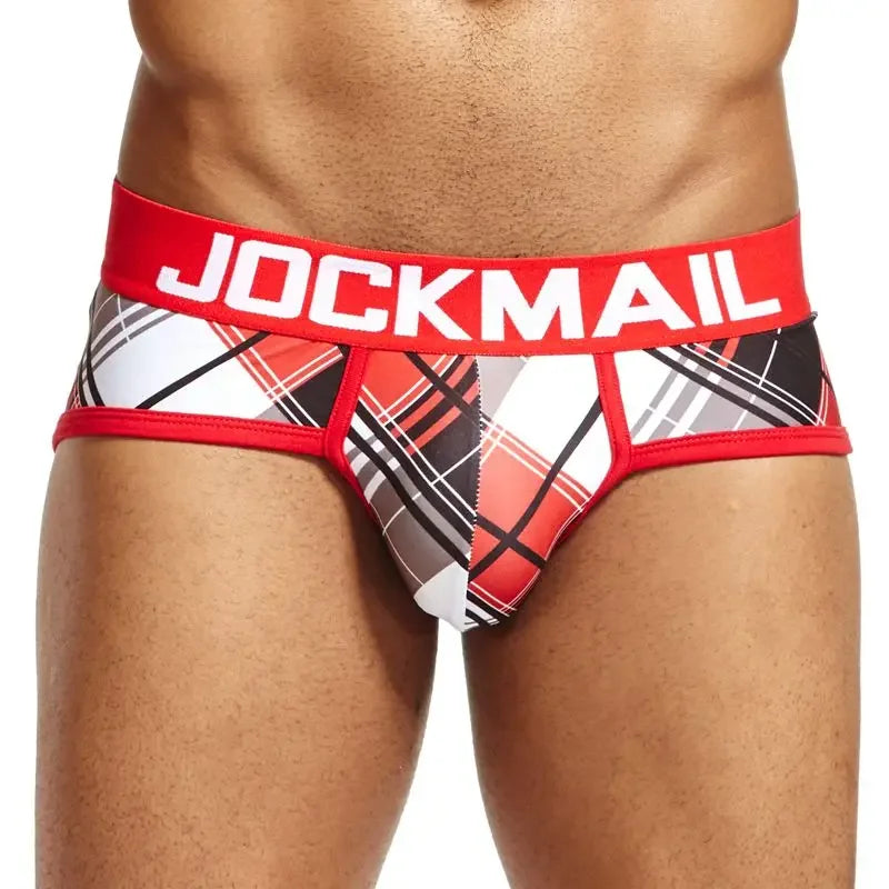 Sexy Mens Underwear Briefs Printed Panties Calzoncillos Hombre Slip Calcinhas Cuecas Gay Underwear Jockstrap Nylon Fast Dry