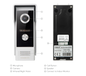(not Standalone) Homsecur M6-Ahd 2MP 1080p Doorbell Camera for XSL