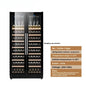 Dual-Door Dual-Zone Home Wine Cooler – Refrigerated Cabinet with Constant Temperature and Humidity Control