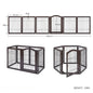 Wooden Pet Fence Dog Fence Freely Combinable Pet Isolation Door Indoor Foldable Dog Cage for Small and Medium Dogs Pet Supplies