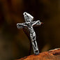 Beier 2022 New Creative Design Jesus Cross Pendant For Men Punk Hip Hop Skull Christian Jewelry Wholesale