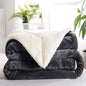 Sherpa Blanket Twin Thick Warm Blanket for Winter Bed Super Soft Fuzzy Flannel Fleece/Wool like Reversible Velvet Plush Blanket