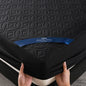 Ultrasonic Quilted Waterproof Antibacterial Mattress Protector Breathable Ultra Soft Noise Free 30CM Deep Pocket Fitted Sheet