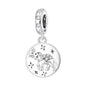 Hot Sale 925 Sterling Silver Dog Cat Cute Pet Animals Pendant Birthday Party Gift for Women Bangle Bracelet Necklace DIY Jewelry