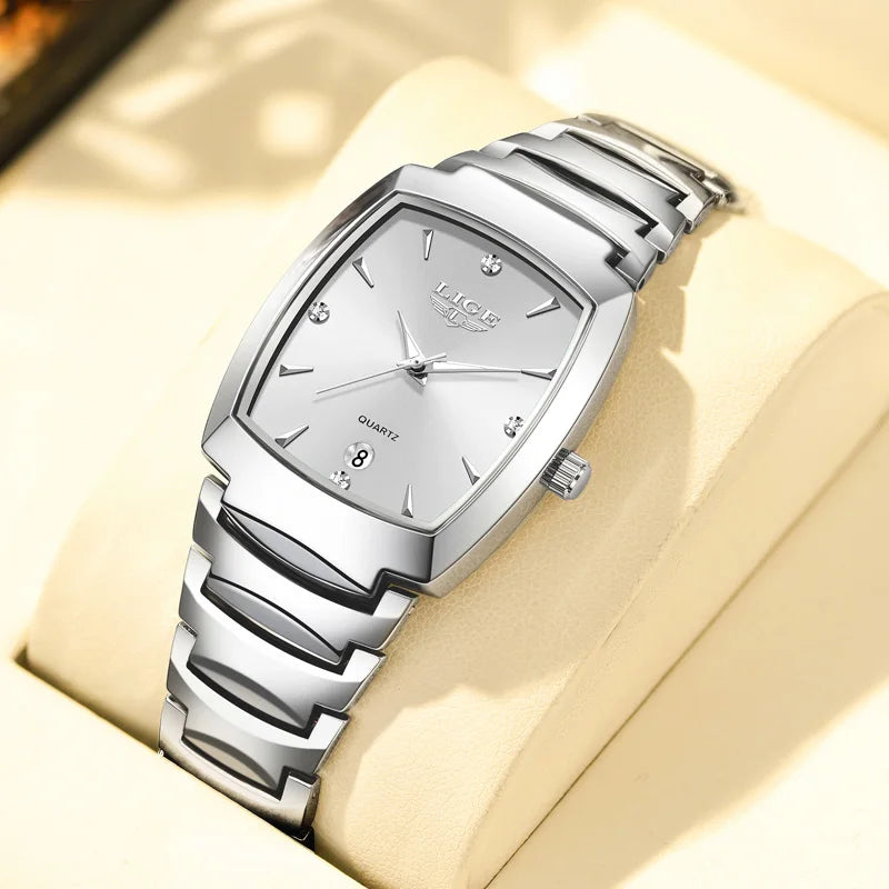 Women's Tonneau Date Quartz Bracelet Watch