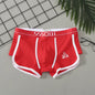 Large Size Men Cotton Underpants Breathable Comfortable Underwear Mid-rise Boxer Shorts Fashion Printed Sexy U Pouch Panties