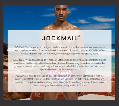 4 Piece Jockmail Erotic Edge PU Leather Jockstrap