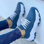 Women Vulcanized Shoes Platform Shoes for Women 2025 Solid Color Suede Womens Sneakers Comfortable Casual Zapatillas Footwear