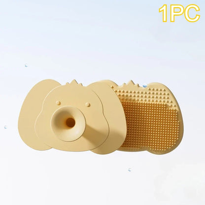 Soft Silicone Baby Bath Head Massage Brushes Cartoon Koala Hair Washing Brush Scalp Comb for Newborn Bath Tool Washing Hair Tool