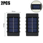 10 LED Solar Wall Lamp Outdoor Waterproof Solar Powered Light UP and