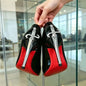 New Red Sole High Heels Women's Thin Heel Pointed Toe Metal Sword Sexy