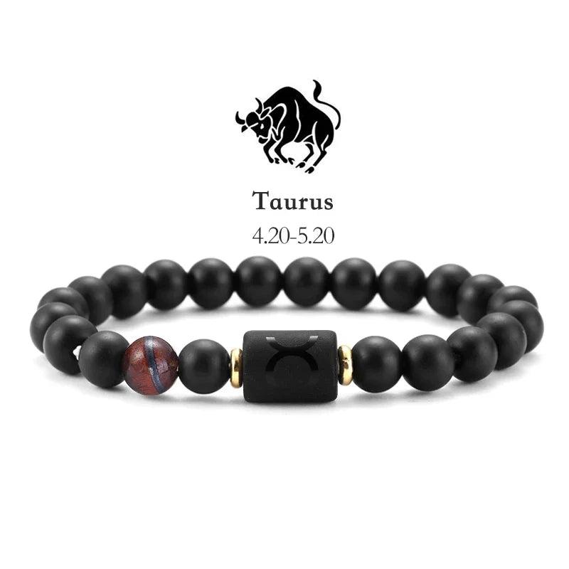 Sagittarius Zodiac Bracelet Natural Stone