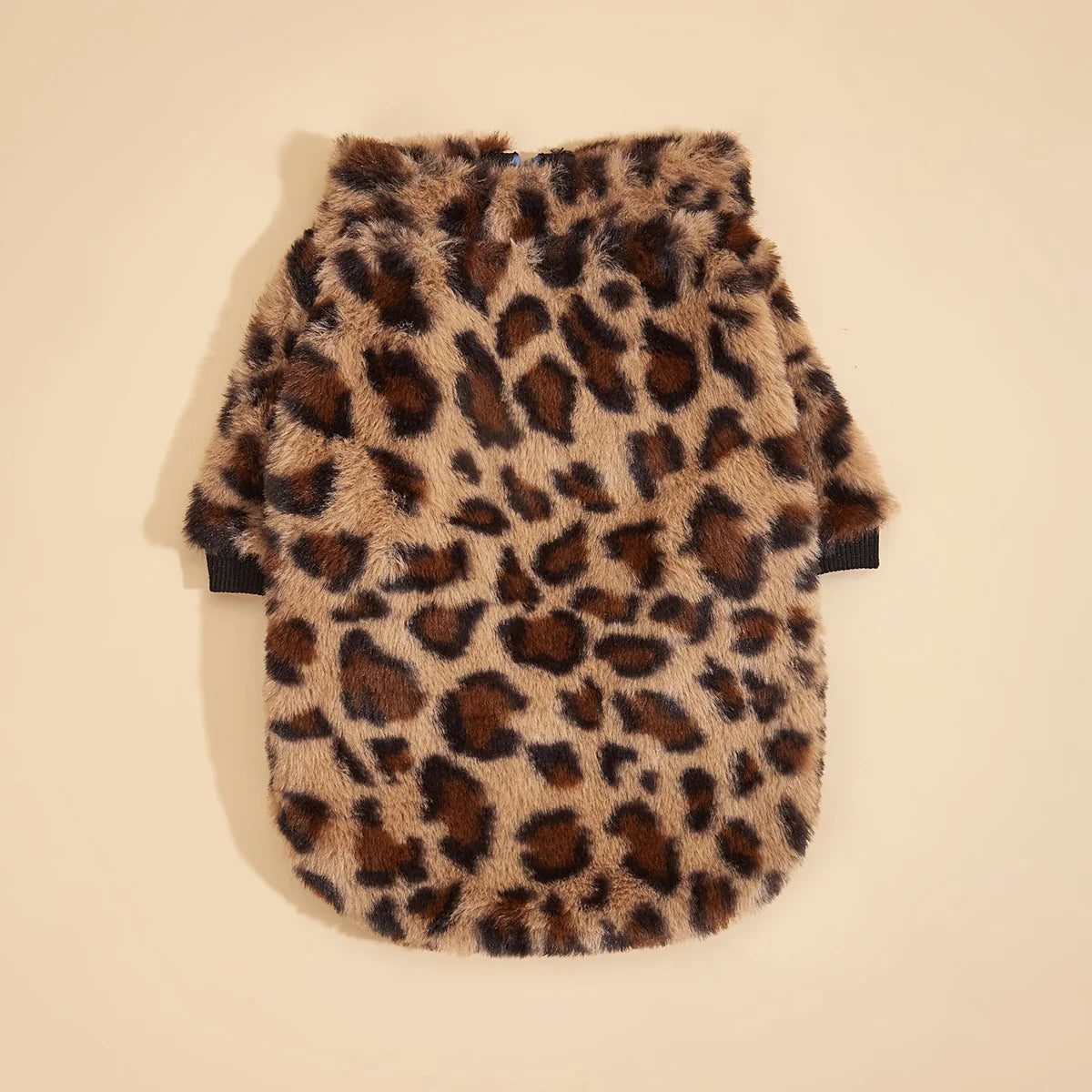 Pet Clothes for Dog Cat Puppy Tank Top Colorful Leopard Fuzzy Coat  Sweatshirt Dog Outfits for Small Medium Dog for Autumn Winte