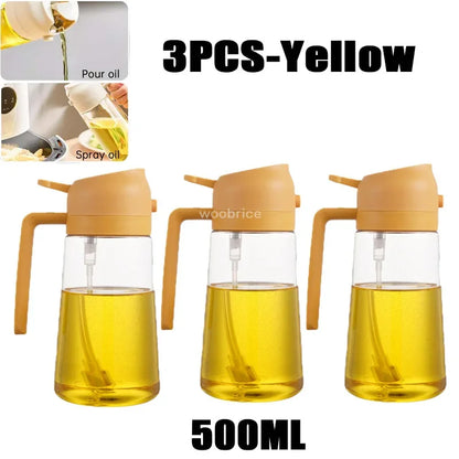 2in1 Kitchen Spray Oil Dispenser Oil Sprayer Polisher or Only Brush