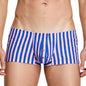SEOBEAN Striped Boxers Shorts Men Cotton Underwear Boxers Pajama Shorts Loungewear Aro Pants Mens Underpants