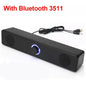 Wireless Bluetooth and PC Soundbar Wired Speaker USB Powered Soundbar for TV Pc Laptop Gaming Home Theater Surround Audio System