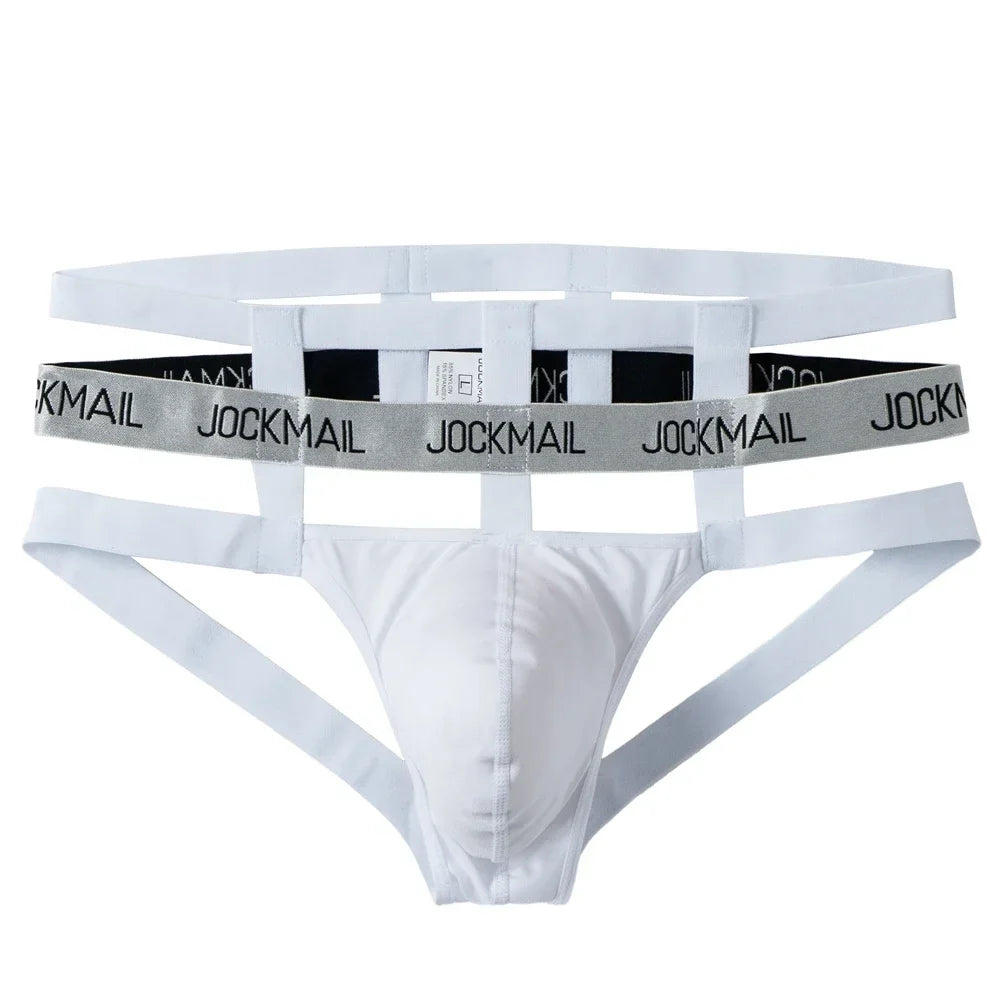 Men Sexy G String Thong Jockstrap Gay Underwear Lingerie Bondage Sissy Lingerie Men Bikini Beif Panochas Cueca Tanga Slip