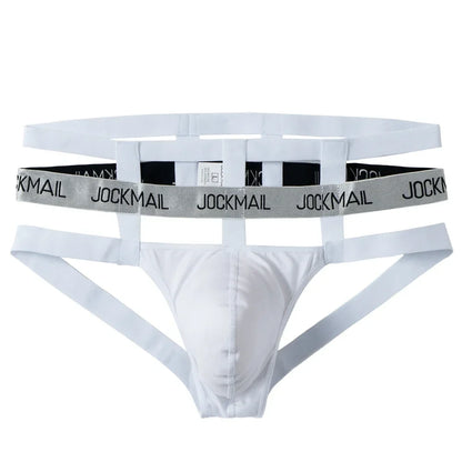Men Sexy G String Thong Jockstrap Gay Underwear Lingerie Bondage Sissy Lingerie Men Bikini Beif Panochas Cueca Tanga Slip