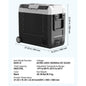 SucceBuy 35L 45L 55L Car Refrigerator Compressor Electric Cooler, -4°F to 68°F Truck Refrigerator with APP Control Wheels & Dual