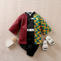 Newborn Baby Anime Cape Style Children Long Sleeve Cotton Bodysuit, Cute Kids Boys Girls Romper