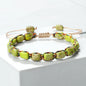 Bohemian Imperial Stone Beaded Bracelet Handmade  Braided String Bangles Friendship Jewelry Gift Vintage Design Strand Bracelets