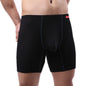 Mens Underwear Boxers Shorts Homme Slim Ick Silk Panites Man Breathable U Convex Pouch Underpant Male Trunks Cueca Calzoncillo