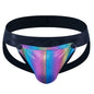 Men's Jockstraps Underwear Jock with Removable Codpiece 'Big Bulge' PU Men Sexy G String Thong Penis Pouch Strap Harness