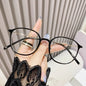Reading glasseAnti Blue Light Round Frame Presbyopia Glasses Retro Circular Reading Glasses Ultra Light Unisex Far Sight Glasses