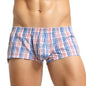 SEOBEAN Men's Boxer Shorts Underwear Plaid