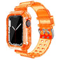 Apple Watch Transparent Silicone Band with Matching Case