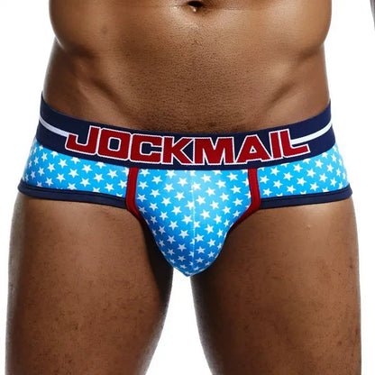 Men Underwear Briefs Cotton Printed Sexy Men Boxer Brief Slips Cueca Masculina Panties Calcinha Calzoncillos Hombre Breathable