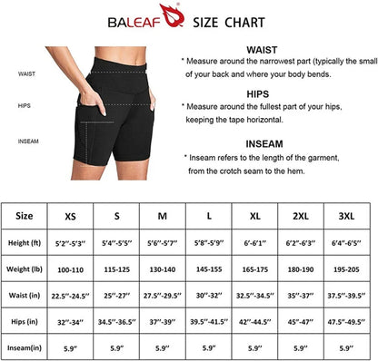 Knee Length High Waist Yoga Shorts for Women