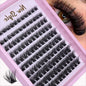 Lash Clusters D Curl Individual Lashes Fluffy Volume DIY Eyelash Extensions Thick Cluster Lashes for Home Use