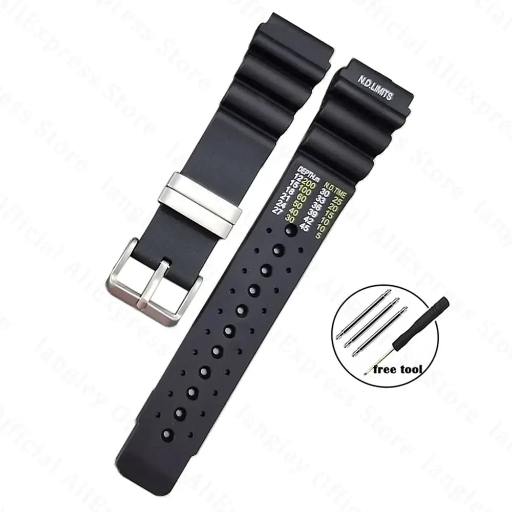 Huawei Watch & Watch GT Dive-Style Silicone Band, 3 Keeper Options