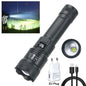 High Power LED Tactical Flashlight with USB Charge