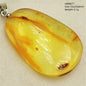 Natural Amber Pendant From Baltic Flower Yellow Amber Water Drop Women Men Jewelry Reiki Stone Women Men AAAAAAA