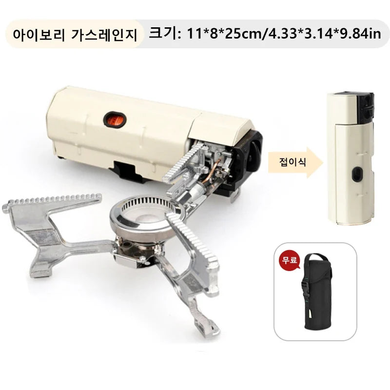 Camping Gas Stove 2670w Portable Folding Cassette Gas Burner Outdoor