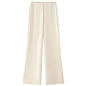 HXAO Satin Pant Sets Women's Two Pieces Set Strapless Off Shoulder Tube Vest 2 Piece Sets Woman Outfit High Waist Trousers Sets