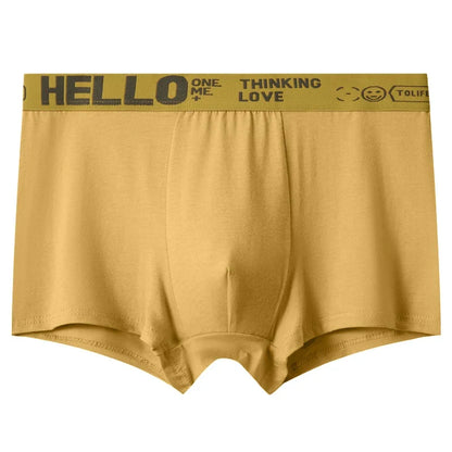 Hello Men's Breathable Antibacterial Boxer Shorts