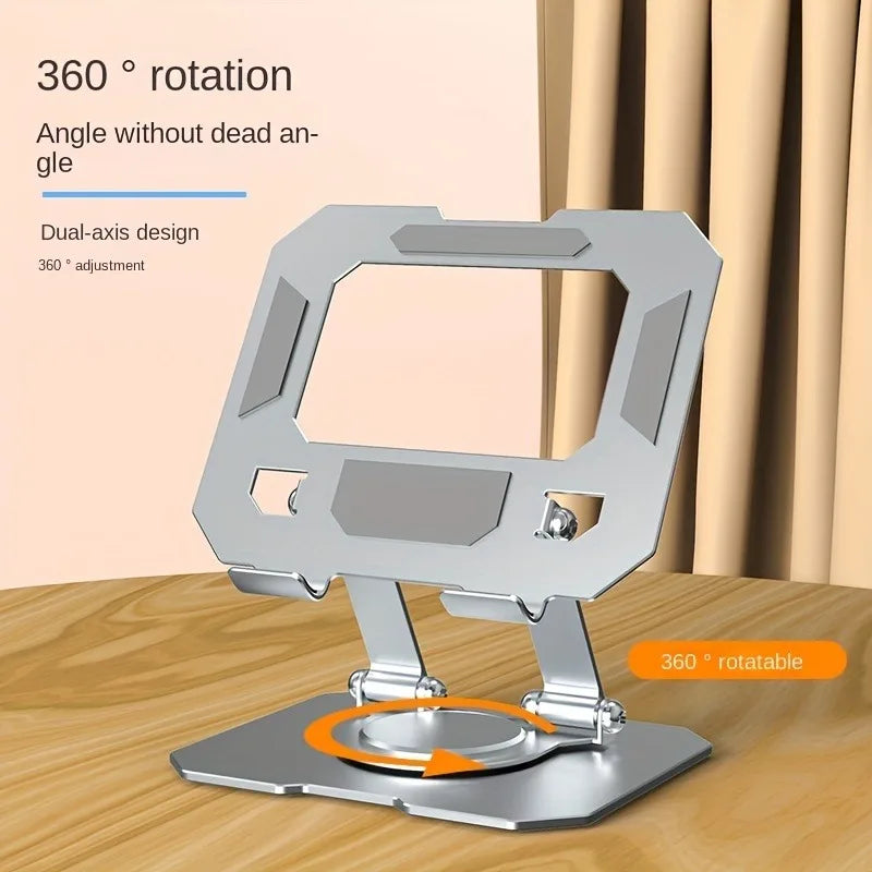 360° Rotatable Tablet Stand Adjustable Foldable Desktop Stand Holder