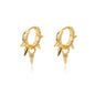 Luxury Star Pendientes Earrings For Women Girl Stainless Steel Minimalist Hoop Piercing 2025 New In y2k Jewelry aretes de mujer