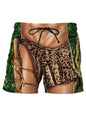 Summer New Men's Board Shorts Swimming Pants Drawstring Funny Shorts Fake Shorts Underwear Printed Micro Elastic Shorts