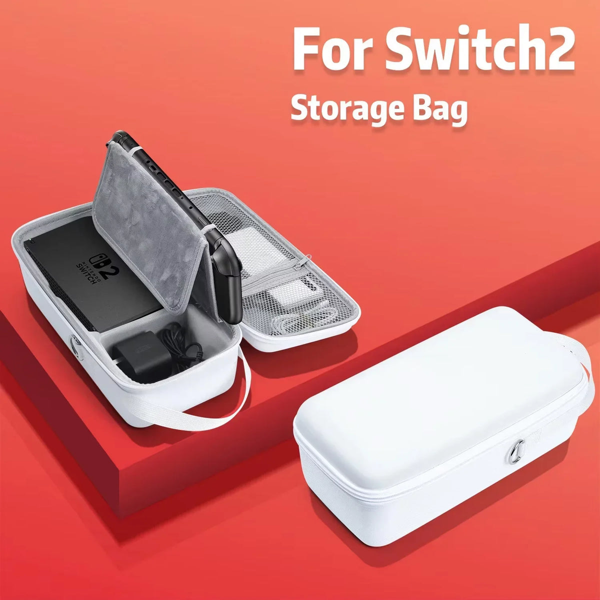 For Switch 2 Game Theme EVA Carrying Case Hard Shell Switch 2 Storage Bag Portable NS Switch 2 Accessories Large Capacity Bag