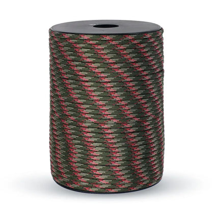 100/50m 550 Military Standard 9-Core Paracord Rope 4mm Outdoor
